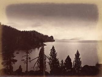 Lake Tahoe, USA, 1860-80 (Carleton Watkins) - Muzeo.com