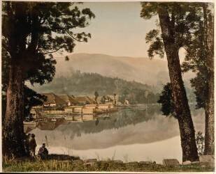Le lac de Hakone (Stillfried & Andersen) - Muzeo.com