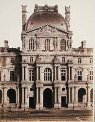 Le Pavillon Richelieu du Louvre (Edouard Baldus) - Muzeo.com