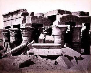 Le Temple de Kôm Ombo, Egypte (Francis Frith) - Muzeo.com
