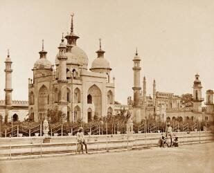 Mosquée de l'Hussainabad Imambara, Lucknow (Felice Beato) - Muzeo.com