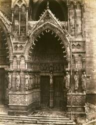 Portail de la Vierge, Cathédrale d'Amiens (Edouard Baldus) - Muzeo.com