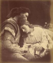 The Parting of Sir Lancelot and Queen Guinevere (Julia Margaret Cameron) - Muzeo.com
