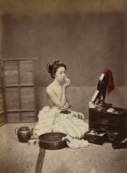 Toilettes japonaises (Kusakabe Kimbei) - Muzeo.com