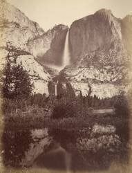 Yosemite Falls, USA, 1861-75 (Carleton Watkins) - Muzeo.com