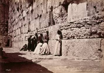 Mur des Lamentations, Jérusalem (Félix Bonfils) - Muzeo.com