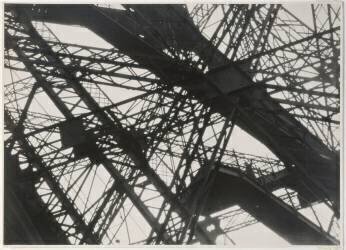 la Tour Eiffel ; détail (anonyme) - Muzeo.com