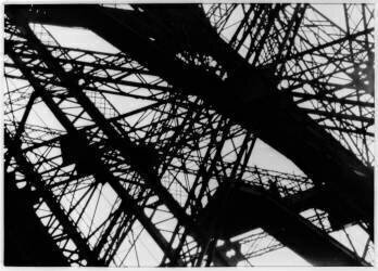 la Tour Eiffel ; détail (anonyme) - Muzeo.com