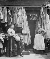 An Old Clothes Shop, Seven Dials (John Thomson) - Muzeo.com
