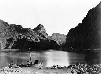 Black Cañon, Colorado River, From Camp 8, Looking Above (Timothy O'Sullivan) - Muzeo.com