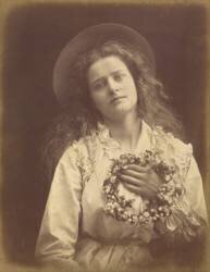For I'm to be Queen of the May, Mother, I'm to be Queen of the May (Julia Margaret Cameron) - Muzeo.com