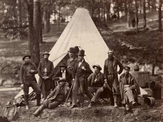 Group of Guides for the Army of the Potomac (Alexander Gardner) - Muzeo.com