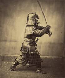 Japanese Warrior in Armour (Felice Beato) - Muzeo.com