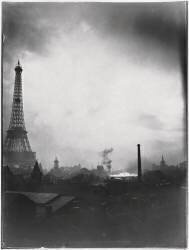 la Tour Eiffel dans le soleil couchant (Gabriel Loppé) - Muzeo.com