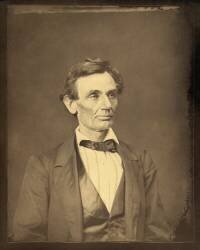 Portrait of Lincoln as a Presidential Candidate (Alexander Hesler) - Muzeo.com