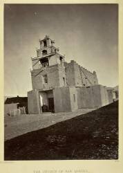 The Church of San Miguel, the Oldest in Santa Fe, N.M. (Timothy O'Sullivan) - Muzeo.com