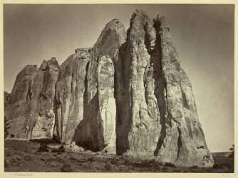 The South Side of Inscription Rock (Timothy O'Sullivan) - Muzeo.com
