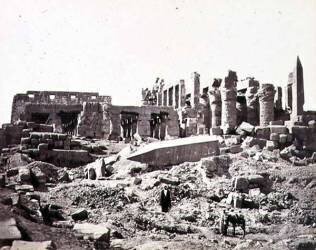 The Temple of El-Karnak from the South East (Francis Frith) - Muzeo.com