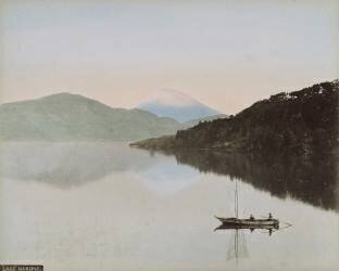 Fuji-Yama from Near Numadzu (Kusakabe Kimbei) - Muzeo.com