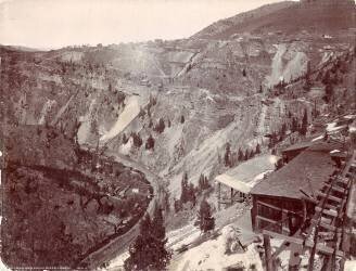 Gilman and Eagle River Canyon (William Henry Jackson) - Muzeo.com