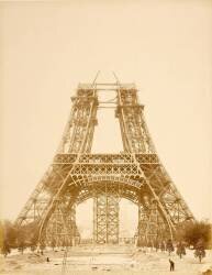 La Tour Eiffel jusqu'au bas de la 2nde plate-forme (Louis-Emile Durandelle) - Muzeo.com