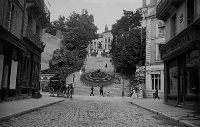 L'escalier monumental de la rue Denis-Papin (anonymous) - Muzeo.com