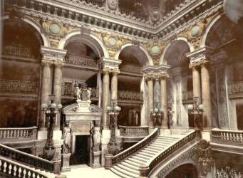 Opera House staircase, Paris (anonymous) - Muzeo.com