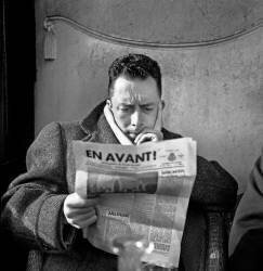 Albert Camus, journalist editor-in-chief of the newspaper Combat (René Saint Paul) - Muzeo.com