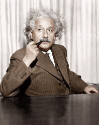 Albert Einstein at Princeton (anonymous) - Muzeo.com
