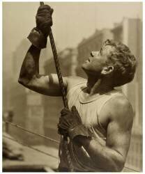 Construction worker empire state building (Lewis Wickes Hine) - Muzeo.com