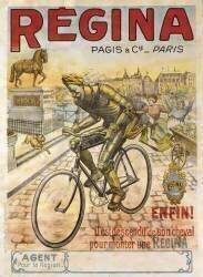 Affiche publicitaire pour le vélocipède Regina (Philippe Chapellier) - Muzeo.com
