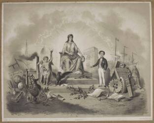 Allégorie de l'Exposition universelle de 1867 (Christian Wilhelm Ernst...) - Muzeo.com