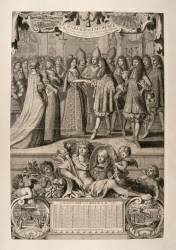 Almanach : Le mariage de Marie-Louise d'Orléans avec Charles II, roi d'Espagne (anonymous) - Muzeo.com