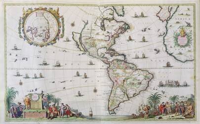 America (Nicolaes Visscher the Younger) - Muzeo.com