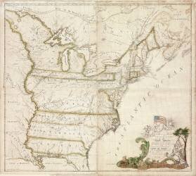America's first national map (Abel Buell) - Muzeo.com