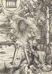 Apocalypse selon Saint Jean - Saint Jean dévorant le Livre de Vie (Albrecht Dürer) - Muzeo.com