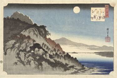 Autumn Moon at Ishiyama (Hiroshige) - Muzeo.com