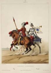 Compagnies d'ordonnance, sous le règne de Henri II, 1549 (Gustave David) - Muzeo.com