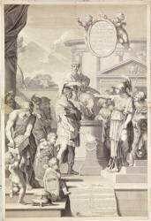 Frontispice de la thèse philosophique de Pierre-Bernard de Sayve de la Mottte (Famille des Poilly) - Muzeo.com