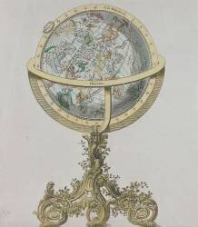 Globe céleste éxécuté pour l'éducation du duc de Bourgogne, fils aîné du Dauphin (François-Nicolas Martinet) - Muzeo.com