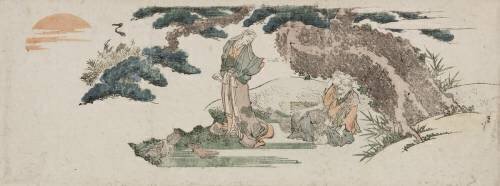 Jo and Uba (Hokusai) - Muzeo.com