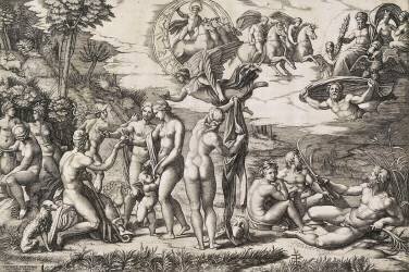 Le Jugement de Pâris (Marcantonio Raimondi) - Muzeo.com