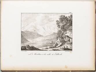 Le Mont-Blanc et la vallée de Sallanches (Godefroy Engelmann) - Muzeo.com