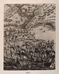 Le Siège de La Rochelle : planche E (Jacques Callot) - Muzeo.com