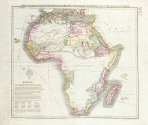 Map of Africa (English School) - Muzeo.com
