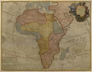 Map of Africa (Guillaume Delisle) - Muzeo.com