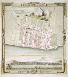 Map of Brighton by Thomas Yeakell and William Gardner (English School) - Muzeo.com