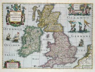 Map of Britain (English School) - Muzeo.com