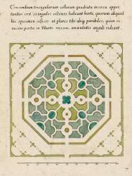 Modèle de parterre de jardin octogonal (anonymous) - Muzeo.com