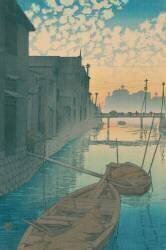 Morning on the Daikon Wharf (Hasui Kawase) - Muzeo.com